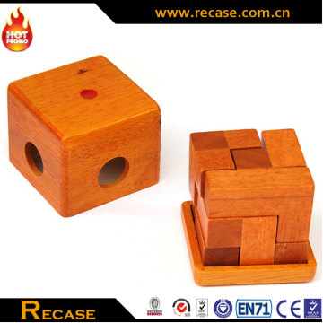 wooden educational puzzles custom wooden puzzle game cube