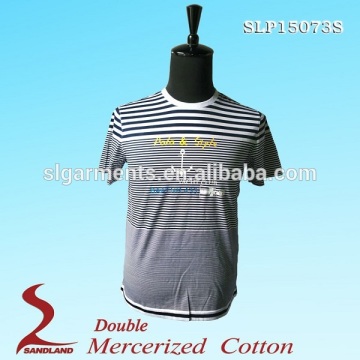 2015 design Double Mercerized cotton T Shirt