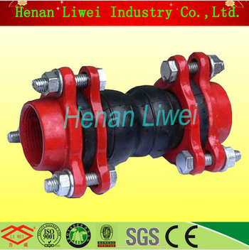 double sphere union type rubber compensator