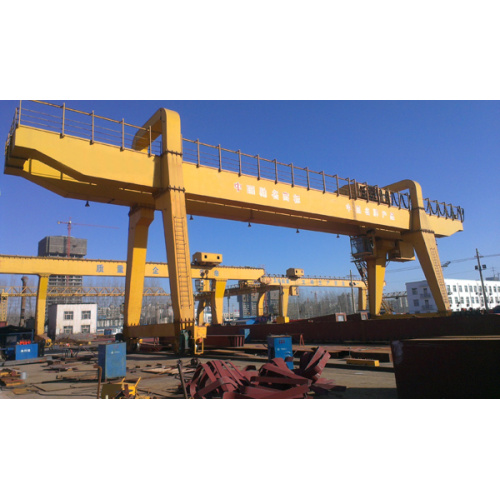 high working level double beam traveling gantry crane