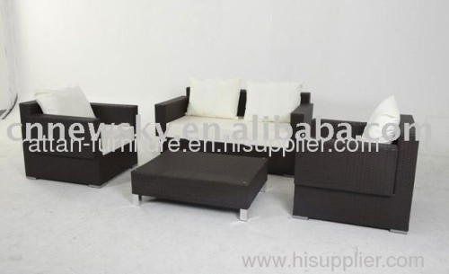 Sofa rotan perabot luaran &amp; Set jadual teh