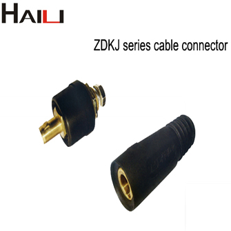 Euro Type Welding Cable Plug and socket Black