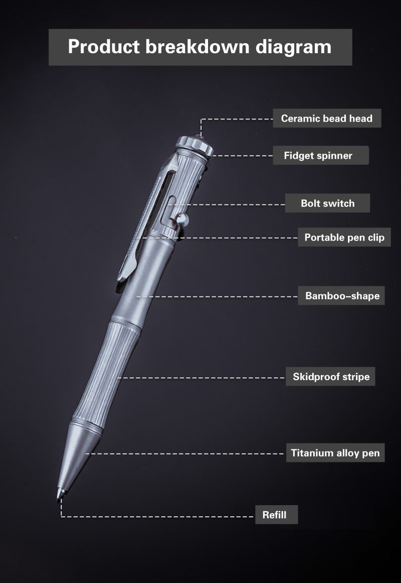 pluma de titanio titanium pen