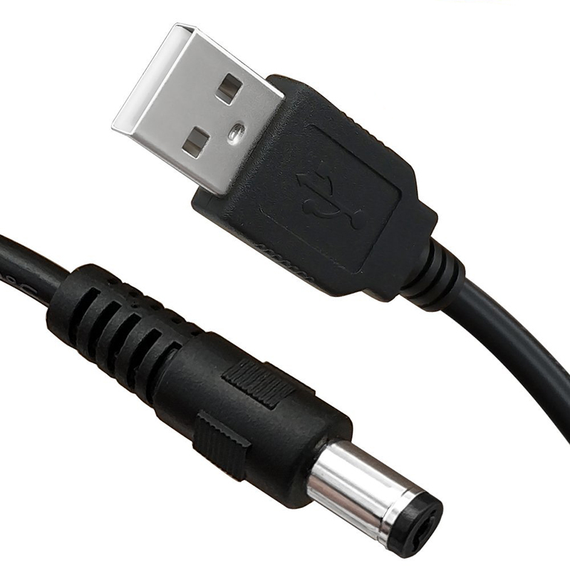 PD  5V 12V 5521 5525 1.35 3.5mm  Type C  Male to DC Power Extension Charging Cable 2M 12V 9V
