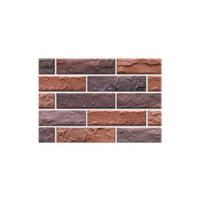 Decorative outdoor brick wall veneer