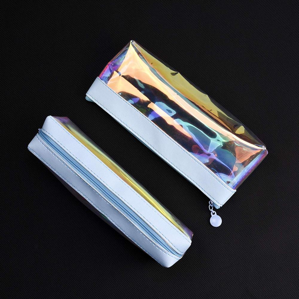 Blue Transparent Laser Pencil Case 1 Blue Transparent Laser Pencil Case 1
