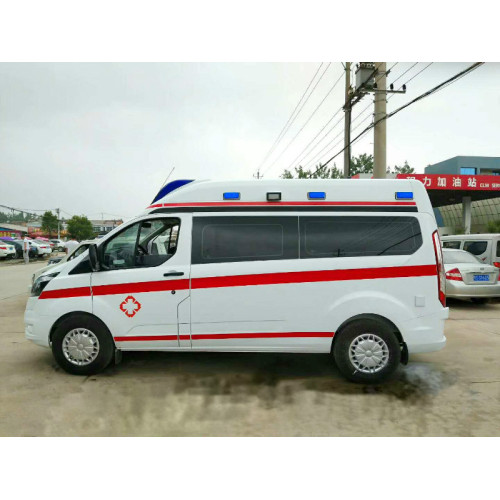 Carro de ambulância 4x2 para serviços médicos