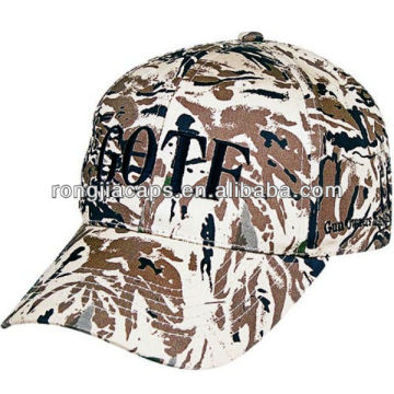 Advertising Camo Baseball Cap, Cotton Sports Hat
