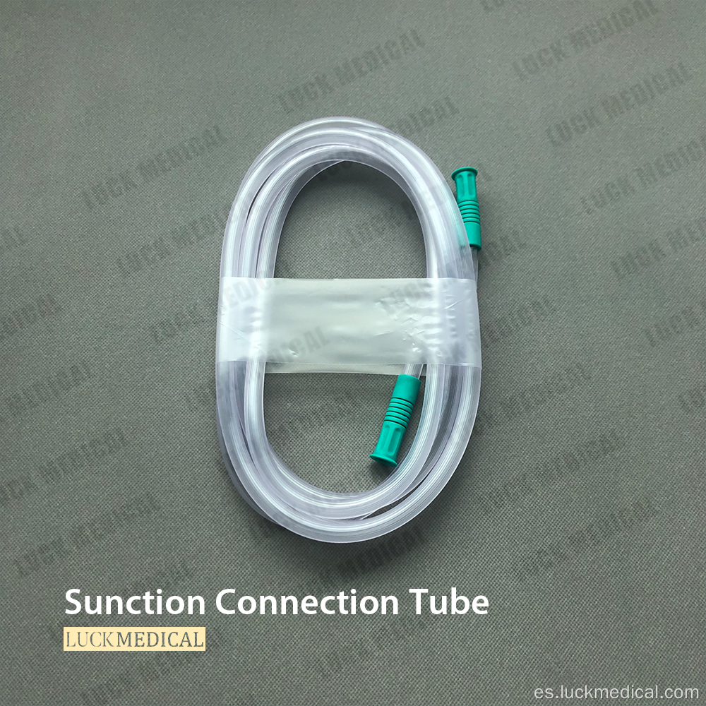 Tubo de conexión de succión de plástico de PVC Uso único