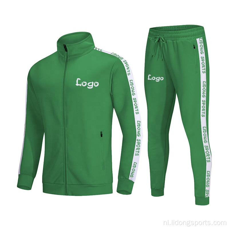 Goedkoop aangepast logo groothandel gym fitness tracksuit set