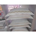 2016 luxury 100% cotton white hotel bed sheet sets jacquard embroidery bedding sets