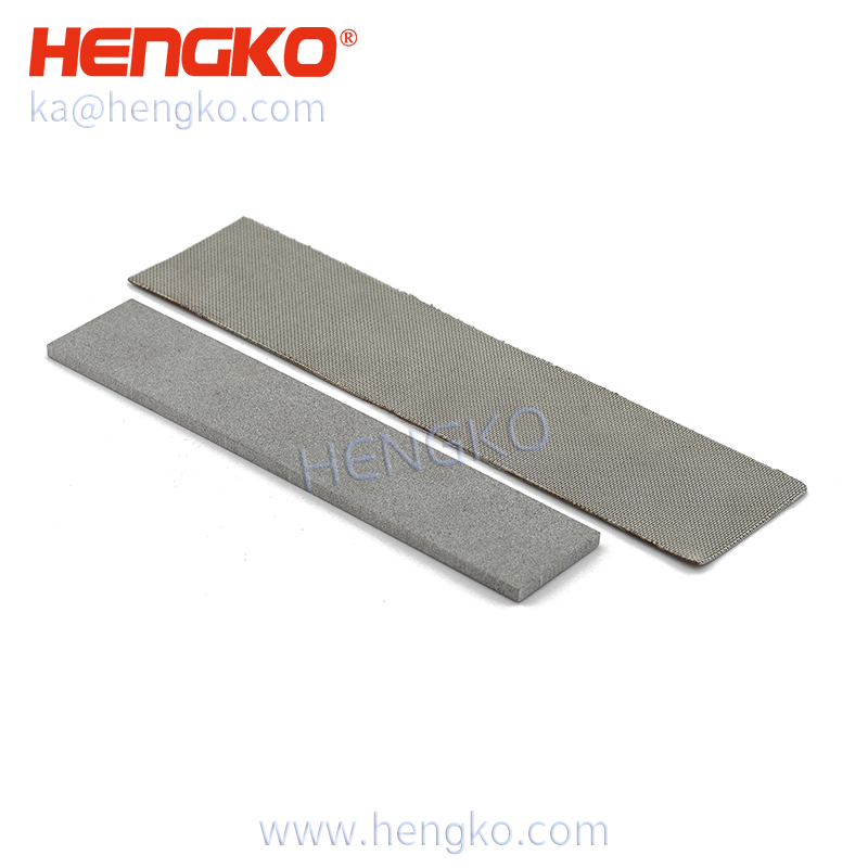 HENGKO Customed microns SS 316L filter sheet stainless steel powder porous plate 90 micron sintered filter for food industry