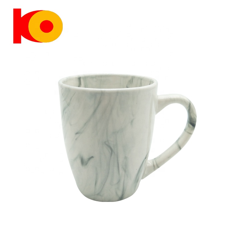 Wholesale bulk cheap 300ml color glazed ceramic coffee cup