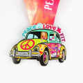 कस्टम मुद्रित कार स्टिकर पदक