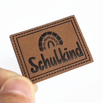 Denim Bag Patches: Designer Handmade Washable Leather Labels