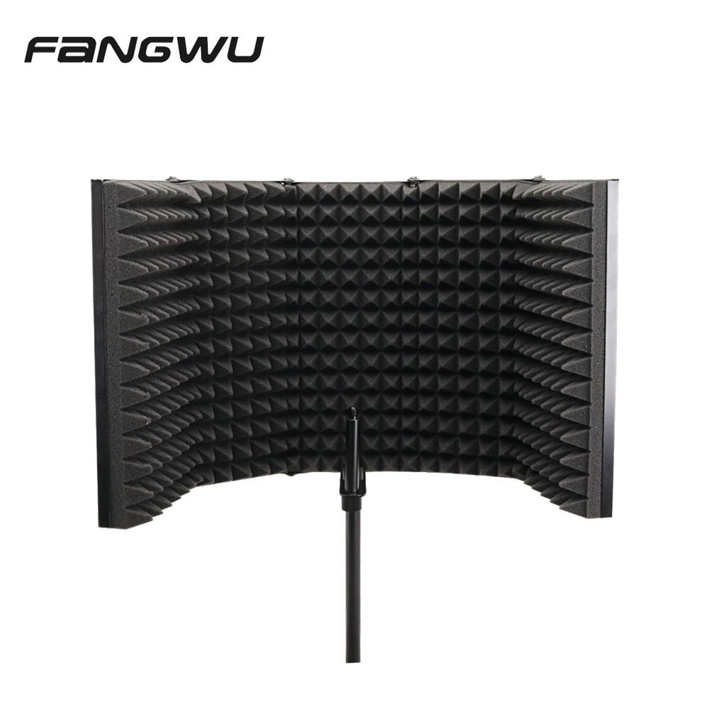 5 Doors Metal Large Size Acoustic Isolation Microphone Shield For Recording