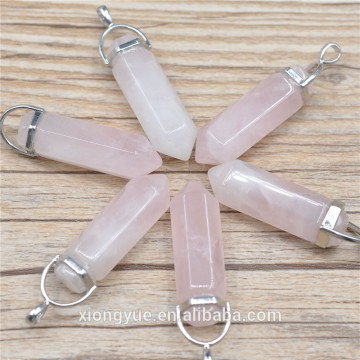 narrow pink amber gemstone jewelry making ideas necklaces pendents