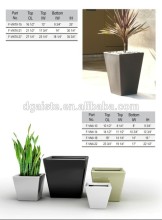 Fiberglass flower pot plastic flower pot