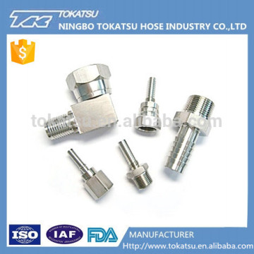 Factory processing hose fittings hydraulic accessory for PTFE braid hose