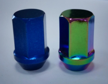 Close end wheel aluminium nuts