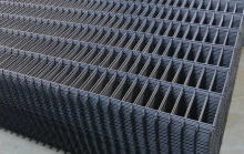 Powder coated double wire fence