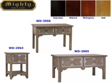 3PCS Reclaimed Grey Modern Wood Art Deco Coffee Table Design