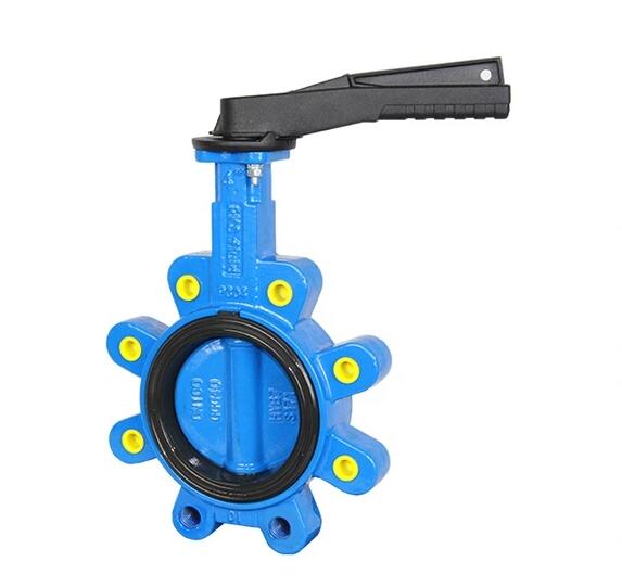 Pn10 Pn16 Cast Steel Wcb Centerline Butterfly Valve