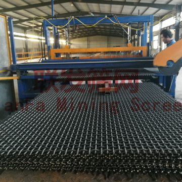 Crimped Wire Mesh Vibrating Screen for Quarry and Mining Crushers