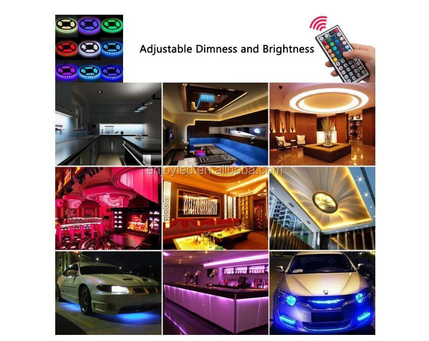 Amazon led lights with remote control RGB5050 light strip 10 meters 44 keys control waterproof suit light strip