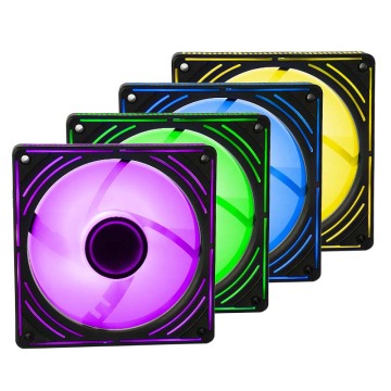 Choiyan 120mm RGB PWM High-Performance Quiet Cooling Fan for PC Cases