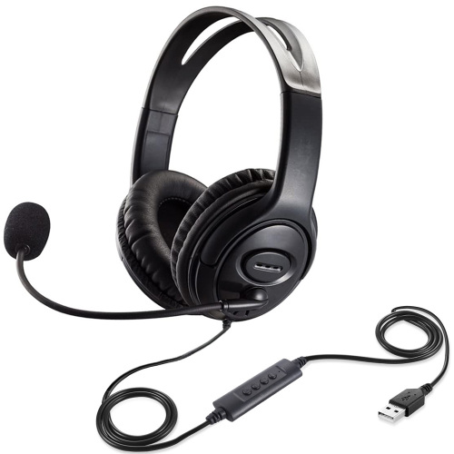 USB plug conference online study wired headset