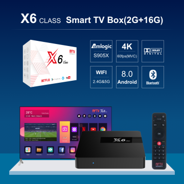 X6 Class Android TV box 4K