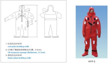 INSULATED IMMERSION AND THERMAL PROTECTIVE SUIT
