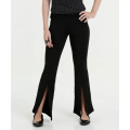 Pantalon slim noir confortable pour femmes