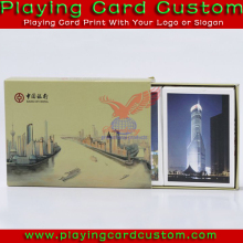 paper guinness playing cards with drawer box