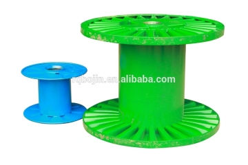 bojin steel cable bobbin for copper wire winder rope flange