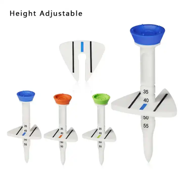 High Quality Adjustable Plastic Golf Tees with Direction Path