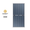 Painel solar monocristalino 550W para sistema de painel de potência