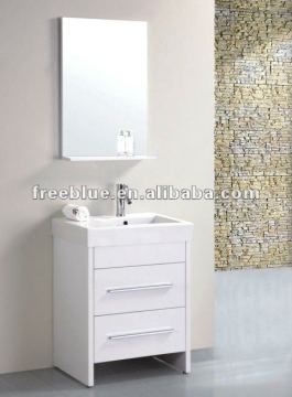 Painted MDF Bathroom Vanity with Mirror