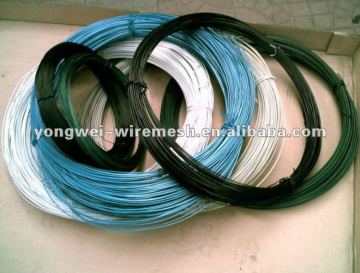 Colored PVC coated wire