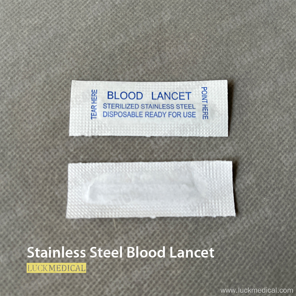 Disposable Stainless Steel Blood Lancet