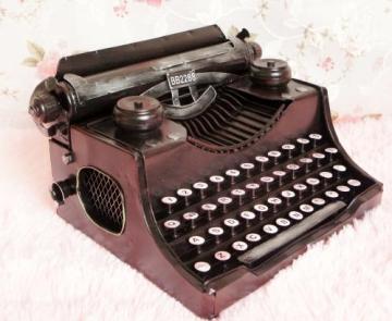 Antique Metal Typewriter