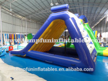 Aqua Inflatable Slide 0.9mm PVC Floating waterslide for kids and adults
