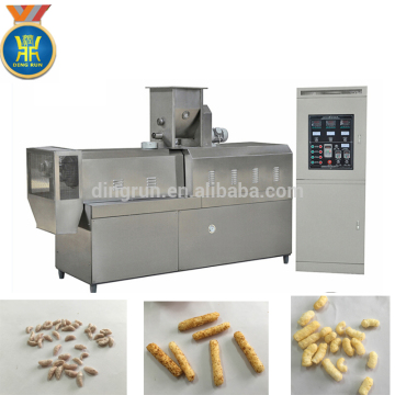 industrial grain rice corn puffing snack machine