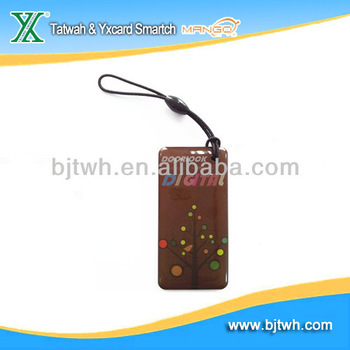 13.56MHZ RFID Epoxy Crystal Tag for NFC ePayment