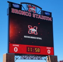 Full Color Digital LED Video Scoreboards for Sports Events