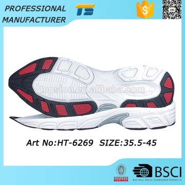 Female Running Eva Tpr Durable Shoe Latest Men Shoe Sole Design Shoes With Red On The Bottom