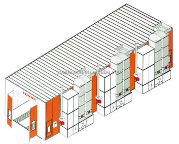 Large Equipment Paint Spray Booth: Automotive Truck and Bus Spray Booth