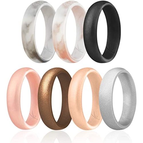 Custom Affordable Silicone Rubber Wedding Bands