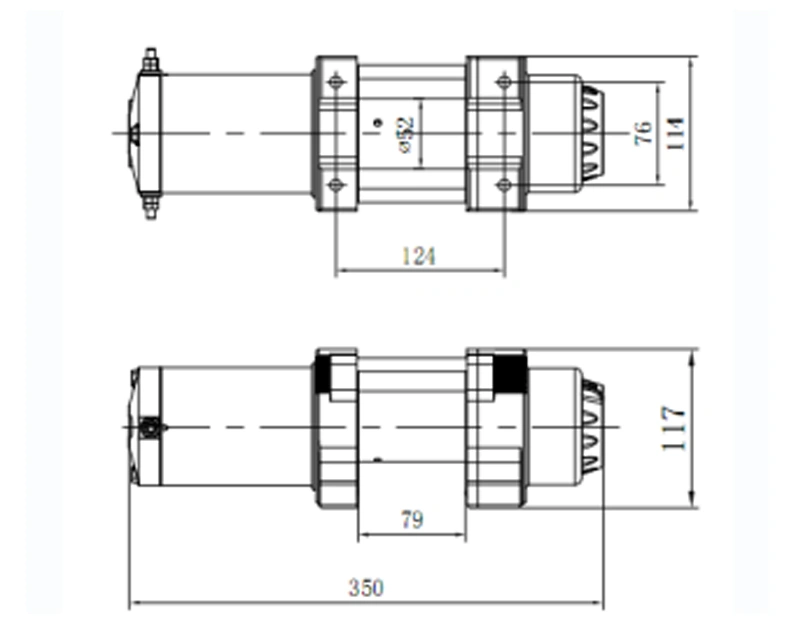 ATV 4WD off-Road Electric Winch (3500LB)